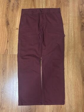 Dickies Straight-Leg Chinos in Burgundy